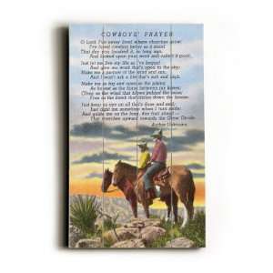  Cowboys Prayer , 23x14