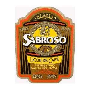  Sabroso Coffee Liqueur 48@ 1 Liter Grocery & Gourmet Food