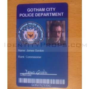    Gotham Police Department ID Card James Gordon