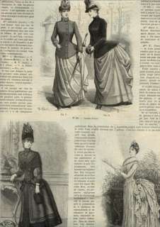 ORIGINAL LE COQUET Nov 6,1886+1 colored print  