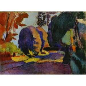   paintings   Henri Matisse   24 x 18 inches   The Luxembourg Gardens