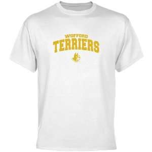  Wofford Terriers White Mascot Arch T shirt Sports 