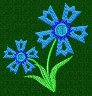 cornflower 2 stitches 9309 size 3 65 x 3 84