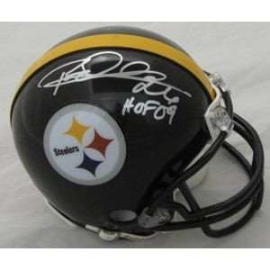  NEW Rod Woodson HOF 09 SIGNED Steelers Mini Helmet Sports 