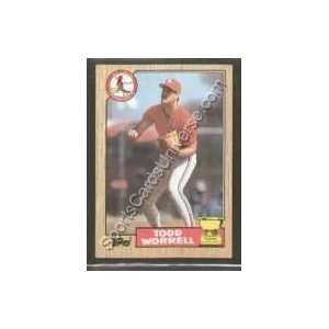  1987 Topps Regular #465 Todd Worrell, St. Louis Cardinals 