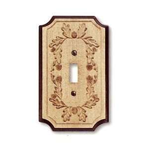  Creative switch plates   lodge living acorn switchplate 