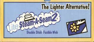 LITE STEAM A SEAM 2 DOUBLE STICK FUSIBLE WEB FOR SHEER & LIGHTER 