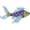 OESD Embroidery Machine Designs CD DAZZLE FISH  