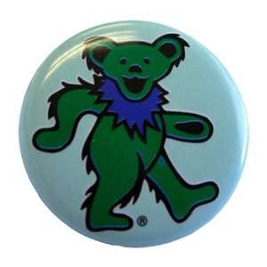  Grateful Dead   Green Bear Button