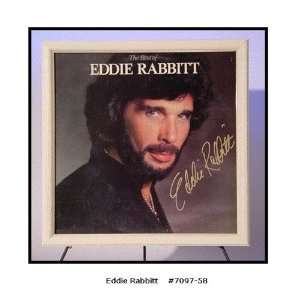  Eddie Rabbitt Autographed/Hand Signed Album Cover The Best 