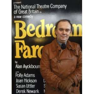  British Playwright Alan Ayckbourn Standing Before Broadway 