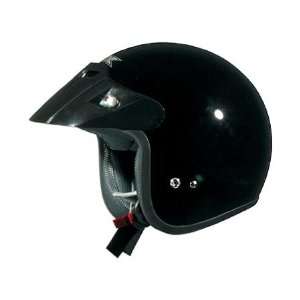  AFX FX 75 Solid Open Face Helmet XX Large  Black 