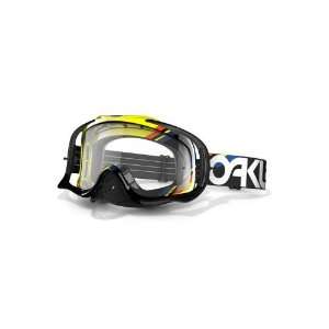  Oakley Crowbar MX Goggles with Clear Lens (Yellow Victory 