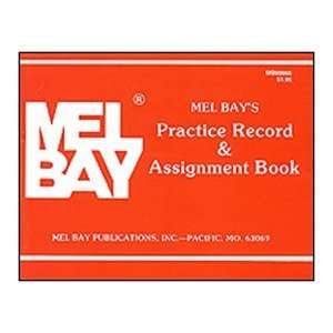  MelBay 147837 Practice Record Assignment Book Printed 