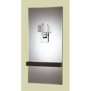 Candice Olson Chloe Mirror With 1 Light Sconce Crystal/Chrome With 