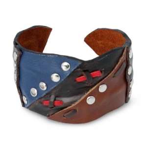  Handmade Leather Cuff Bracelet, Seafarer Jewelry