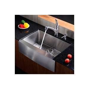   Sink with Kitchen Faucet and Soap Dispenser KHF200 30 KPF2110 SD20
