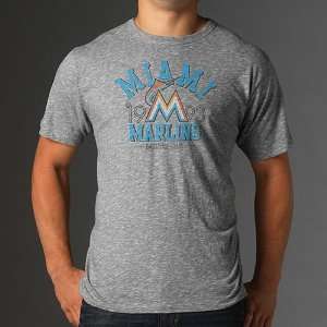  Miami Marlins Varsity Scrum T Shirt by 47 Brand Sports 