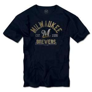  Milwaukee Brewers Scrum T Shirt by 47 Brand Sports 