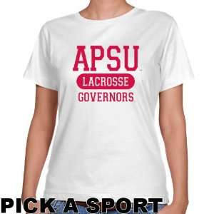  Austin Peay State Governors Ladies White Custom Sport 