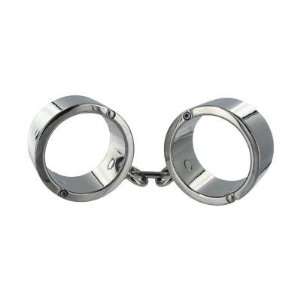  Chrome Wrist Shackles   Medium/large Toys & Games