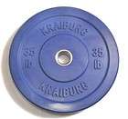   Blue Kraiburg Rubber Bumper Weight Plates Crossfit Olympic Garage Gym