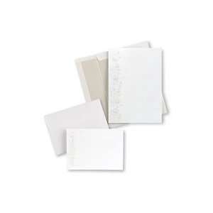  Masterpiece Pearl Roses White Invitation & Note Card Kit 