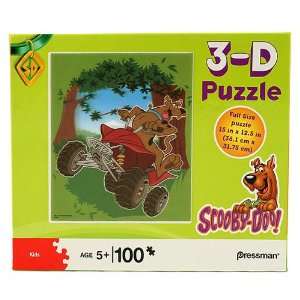  Scooby Doo 3 D 100 Piece Puzzle [ATV] Toys & Games