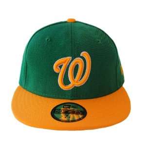  MLB Washington Nationals 59FIFTY New Era Fitted Cap, Green 