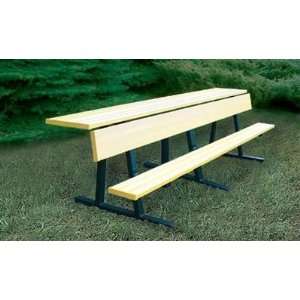  Jaypro 21 Player Bench With Shelf (Colored Planks 