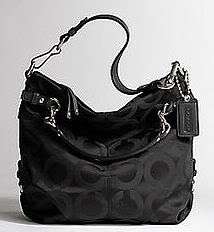 Coach SATEEN OP ART BROOKE HOBO 14147 SV/Blacki  