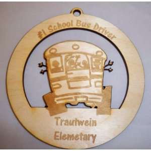 School bus driver ornament   Personalized for free