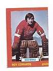 ROY EDWARDS   1973 74   DETROIT RED WINGS   OPC # 82   EX  