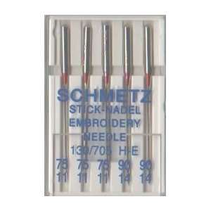  Schmetz Embroidery Needles Variety Pack   5 Needle Pack 