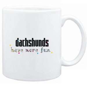  Mug White Dachshunds have more fun Dogs