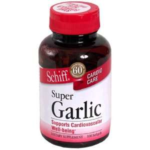  Schiff Super Garlic, Softgels, 100 softgels Health 
