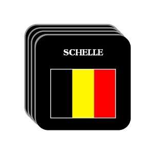  Belgium   SCHELLE Set of 4 Mini Mousepad Coasters 