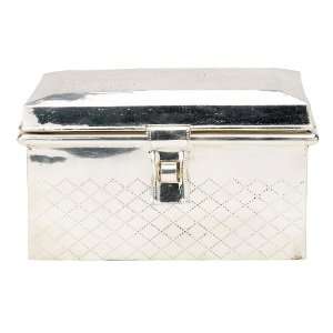  Lisbeth Dahl Large Silver Box with Lid in Harlequin 