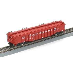  HO RTR 50 Covered Gondola GN/Red #73818 Toys & Games