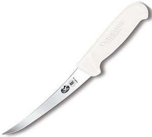 Victorinox Curved Boning knife White Fibrox Handle 6 in 046928542109 