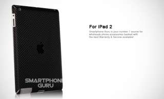 Full Body Black Carbon Fiber Armor Skin Sticker iPad 2  