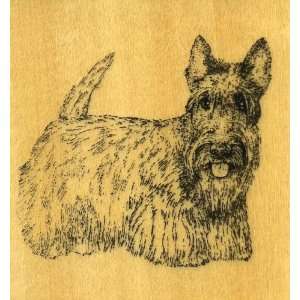  SCOTTISH TERRIER Rubber Stamp Arts, Crafts & Sewing