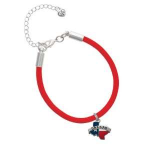  Texas   Dallas Charm on a Scarlett Malibu Charm Bracelet 