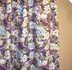 CUSTOM MADE SHOWER CURTAIN   VIOLET ASIAN THEMES  