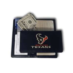  NFL Houston Texans Leather Checkbook Cover Sports 