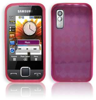 Pink Armor Case Skin Cover Protector Samsung S5230 Tocco Lite  