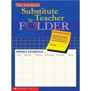  Scholastic Substitute Teacher Folder Scholastic Office 