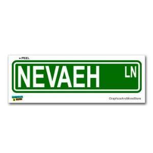 Nevaeh Street Road Sign   Heaven Backwards   8.25 X 2.0 Size   Name 