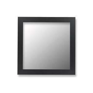  Wall mirror with sating black finish. by Hitchcock 