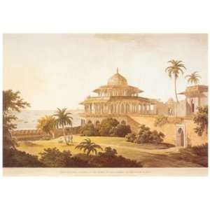   The Chalees Satoon, Note Card by Thomas Daniell, 7x5